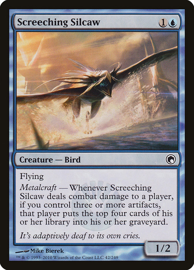 Screeching Silcaw [Scars of Mirrodin] MTG Single Magic: The Gathering | Red Claw Gaming