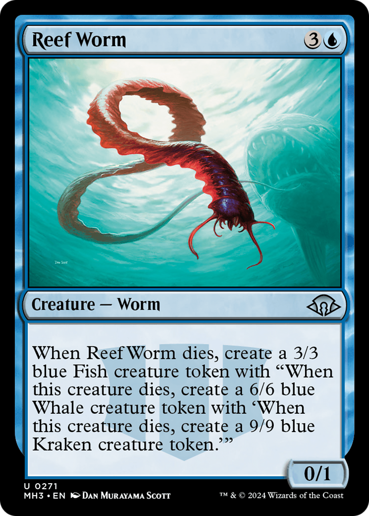 Reef Worm [Modern Horizons 3] MTG Single Magic: The Gathering | Red Claw Gaming