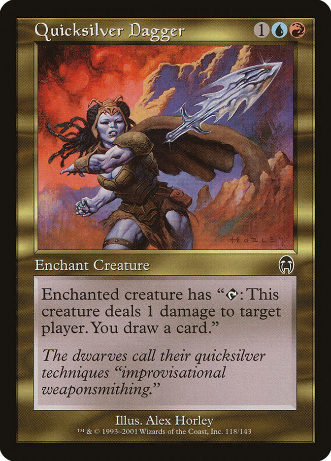 Quicksilver Dagger [Apocalypse] MTG Single Magic: The Gathering | Red Claw Gaming