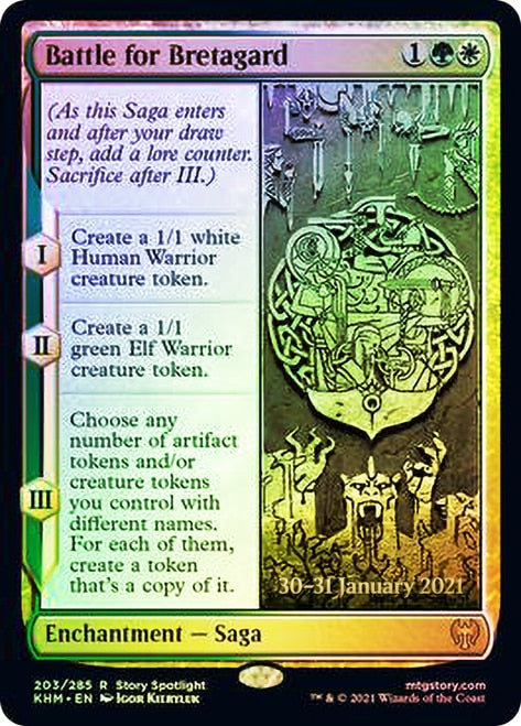 Battle for Bretagard [Kaldheim Prerelease Promos] MTG Single Magic: The Gathering | Red Claw Gaming