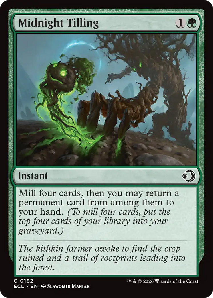 Midnight Tilling [Lorwyn Eclipsed] MTG Single Magic: The Gathering | Red Claw Gaming