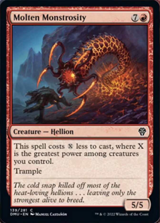 Molten Monstrosity [Dominaria United] MTG Single Magic: The Gathering | Red Claw Gaming