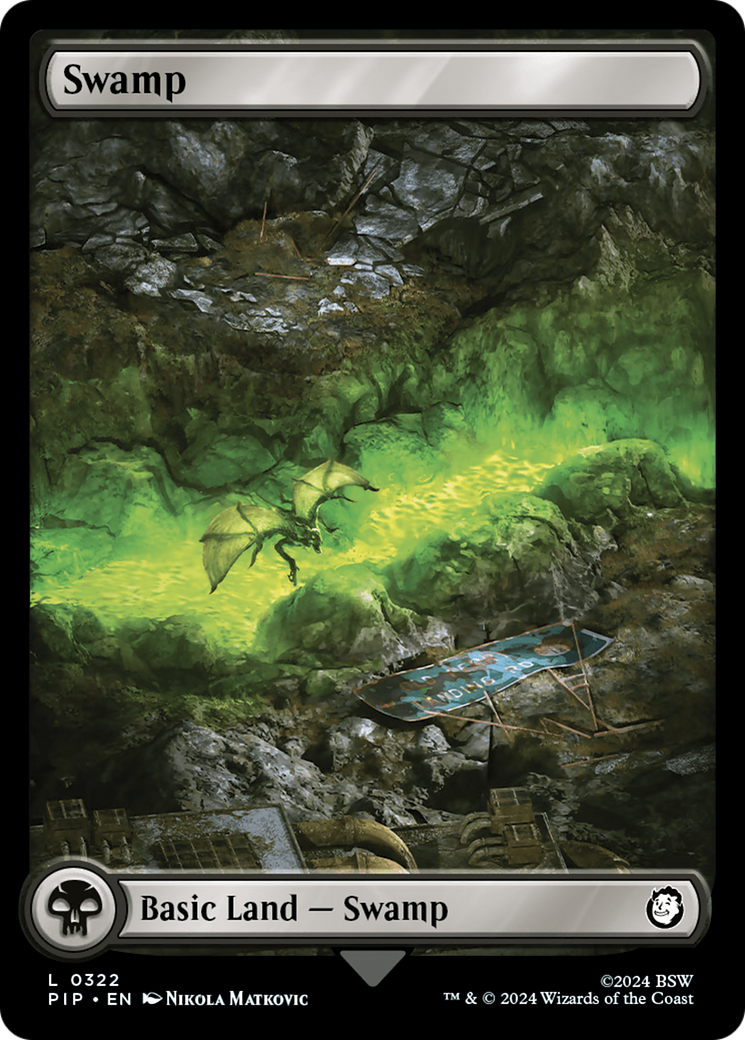 Swamp (0322) [Fallout] MTG Single Magic: The Gathering | Red Claw Gaming