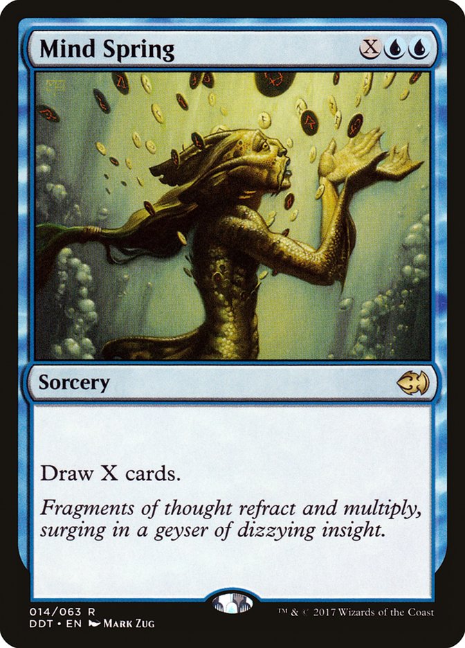 Mind Spring [Duel Decks: Merfolk vs. Goblins] MTG Single Magic: The Gathering | Red Claw Gaming