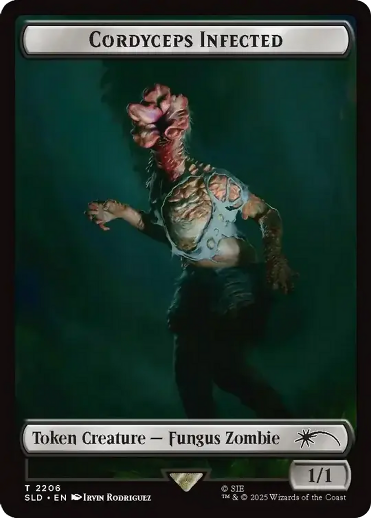 Cordyceps Infected Token (2206) [Secret Lair Drop Series] MTG Single Magic: The Gathering | Red Claw Gaming