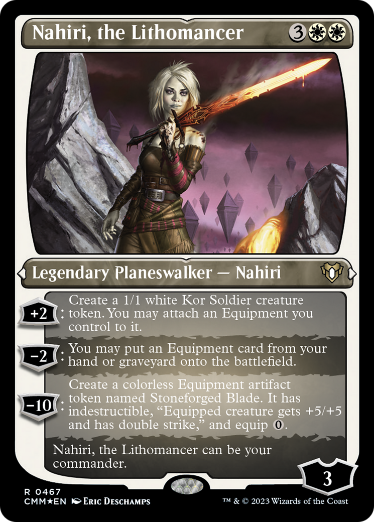 Nahiri, the Lithomancer (Foil Etched) [Commander Masters] MTG Single Magic: The Gathering | Red Claw Gaming