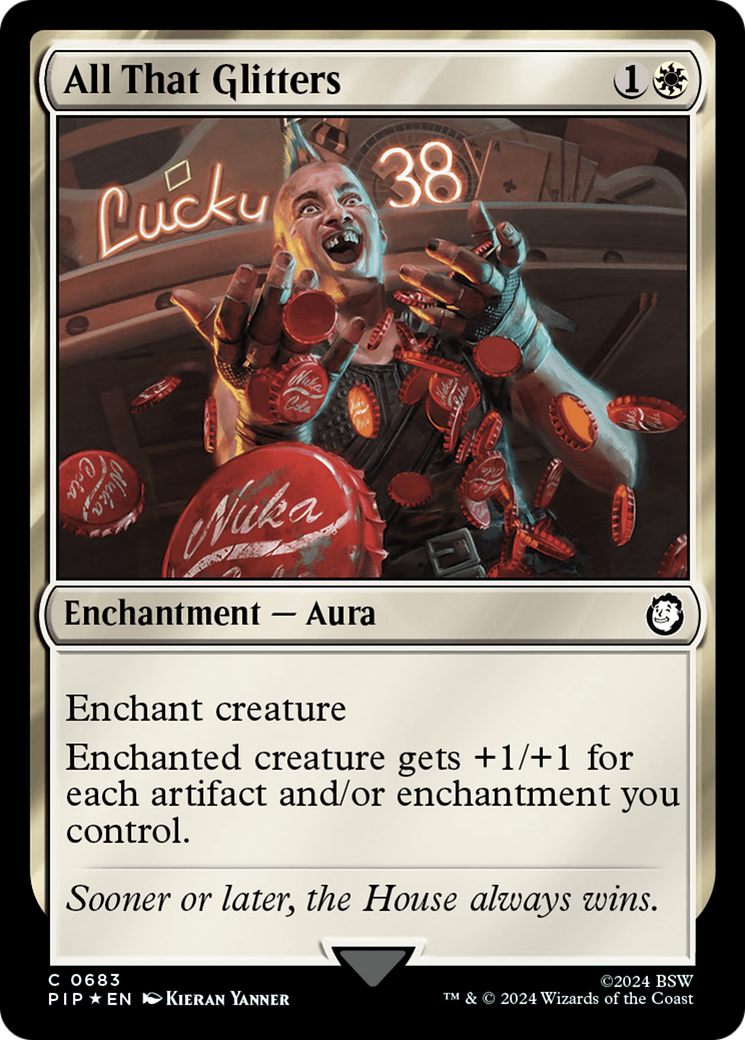 All That Glitters (Surge Foil) [Fallout] MTG Single Magic: The Gathering    | Red Claw Gaming