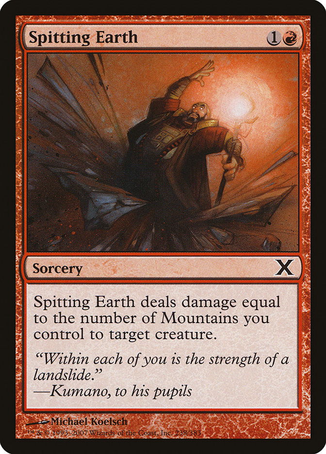 Spitting Earth [Tenth Edition] MTG Single Magic: The Gathering | Red Claw Gaming