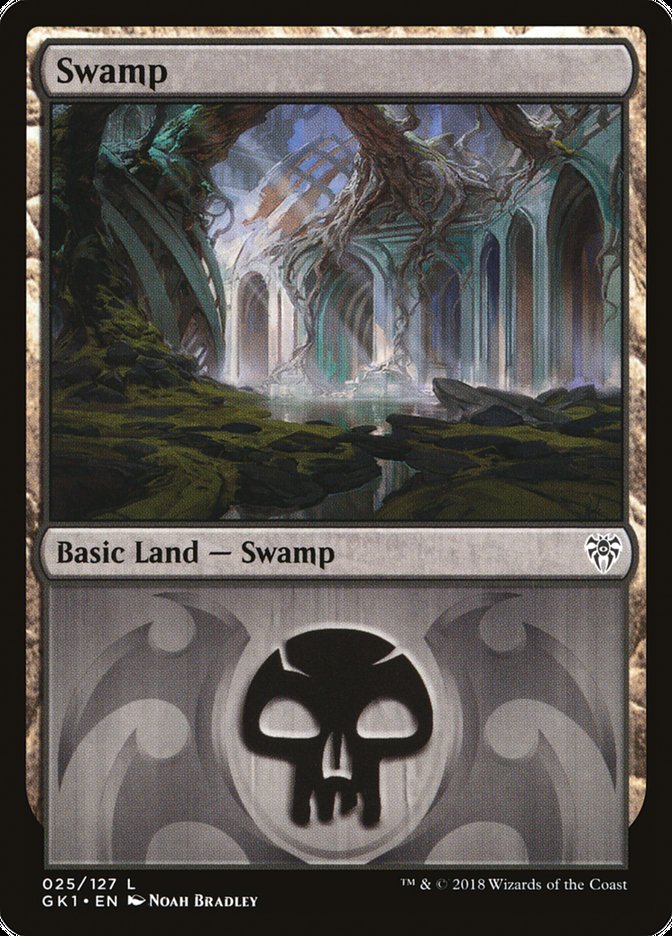 Swamp (25) [Guilds of Ravnica Guild Kit] MTG Single Magic: The Gathering | Red Claw Gaming