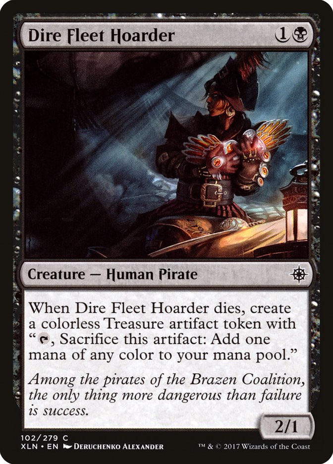 Dire Fleet Hoarder [Ixalan] MTG Single Magic: The Gathering | Red Claw Gaming