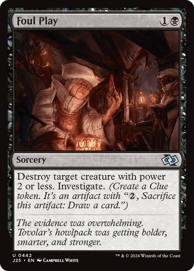 Foul Play [Foundations Jumpstart] MTG Single Magic: The Gathering | Red Claw Gaming