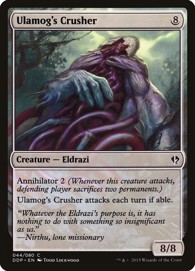 Ulamog's Crusher [Duel Decks: Zendikar vs. Eldrazi] MTG Single Magic: The Gathering | Red Claw Gaming