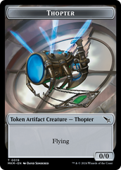 Detective // Thopter (0019) Double-Sided Token [Murders at Karlov Manor Tokens] MTG Single Magic: The Gathering | Red Claw Gaming