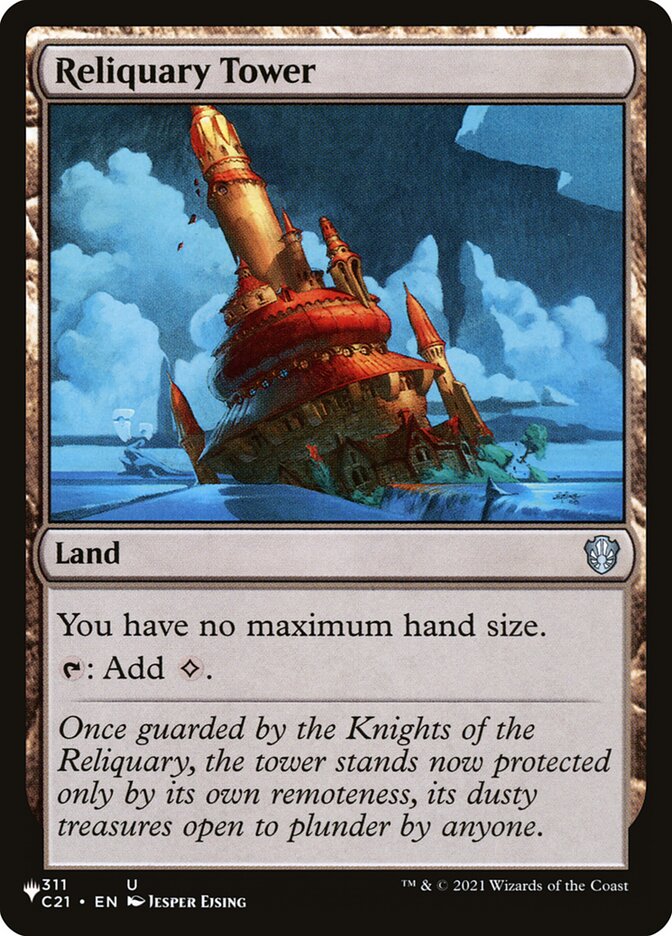 Reliquary Tower [Secret Lair: Heads I Win, Tails You Lose] MTG Single Magic: The Gathering | Red Claw Gaming
