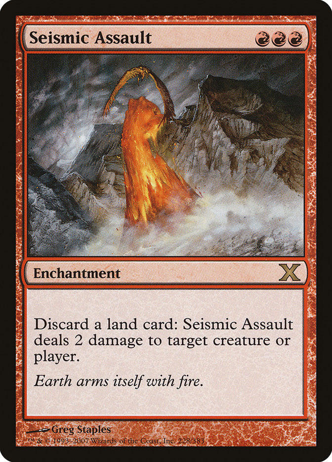 Seismic Assault [Tenth Edition] MTG Single Magic: The Gathering | Red Claw Gaming