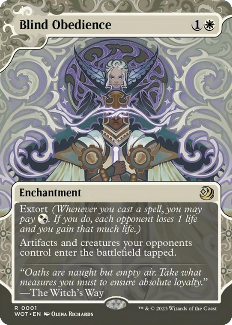 Blind Obedience [Wilds of Eldraine: Enchanting Tales] MTG Single Magic: The Gathering | Red Claw Gaming