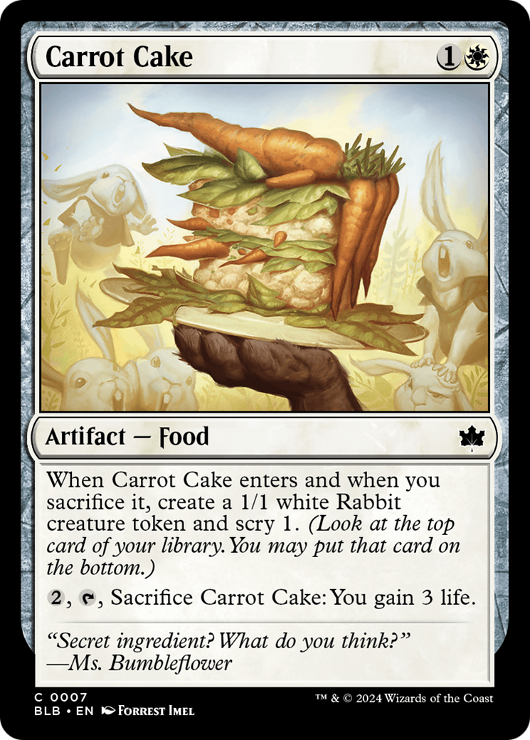 Carrot Cake [Bloomburrow] MTG Single Magic: The Gathering | Red Claw Gaming