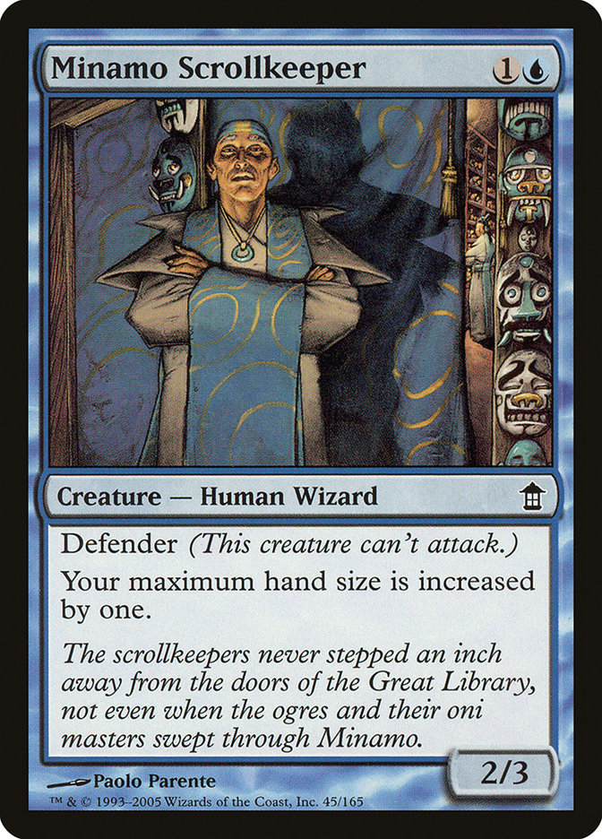 Minamo Scrollkeeper [Saviors of Kamigawa] MTG Single Magic: The Gathering    | Red Claw Gaming