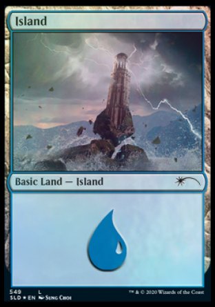 Island (Wizards) (549) [Secret Lair Drop Promos] MTG Single Magic: The Gathering | Red Claw Gaming
