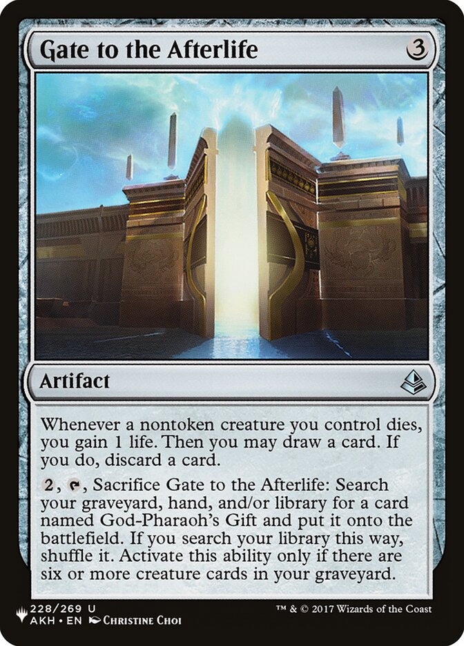 Gate to the Afterlife [The List] MTG Single Magic: The Gathering | Red Claw Gaming