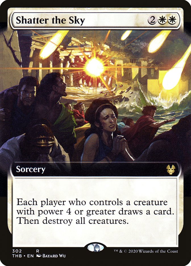 Shatter the Sky (Extended Art) [Theros Beyond Death] MTG Single Magic: The Gathering | Red Claw Gaming