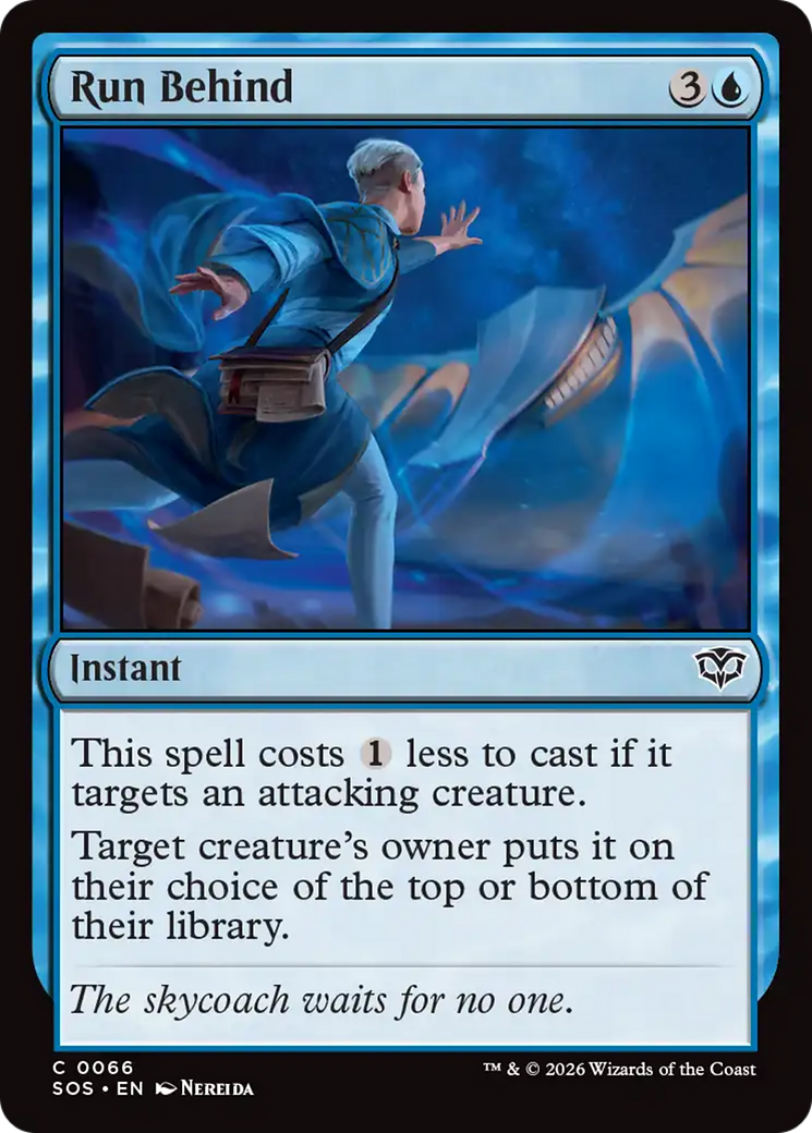 Run Behind [Secrets of Strixhaven] MTG Single Magic: The Gathering | Red Claw Gaming