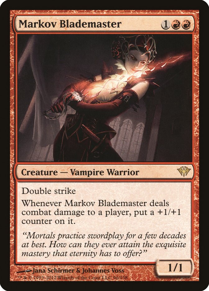 Markov Blademaster [Dark Ascension] MTG Single Magic: The Gathering | Red Claw Gaming