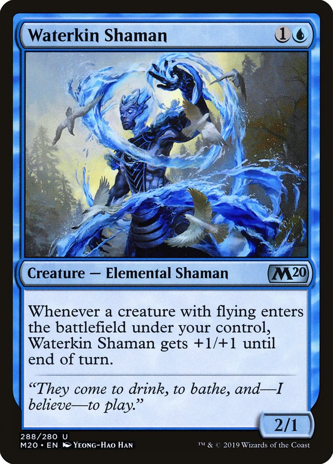Waterkin Shaman [Core Set 2020] MTG Single Magic: The Gathering | Red Claw Gaming