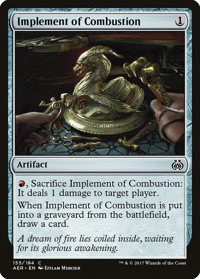 Implement of Combustion [Aether Revolt] MTG Single Magic: The Gathering | Red Claw Gaming
