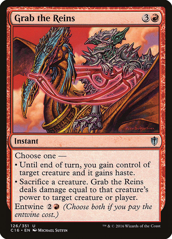 Grab the Reins [Commander 2016] MTG Single Magic: The Gathering | Red Claw Gaming