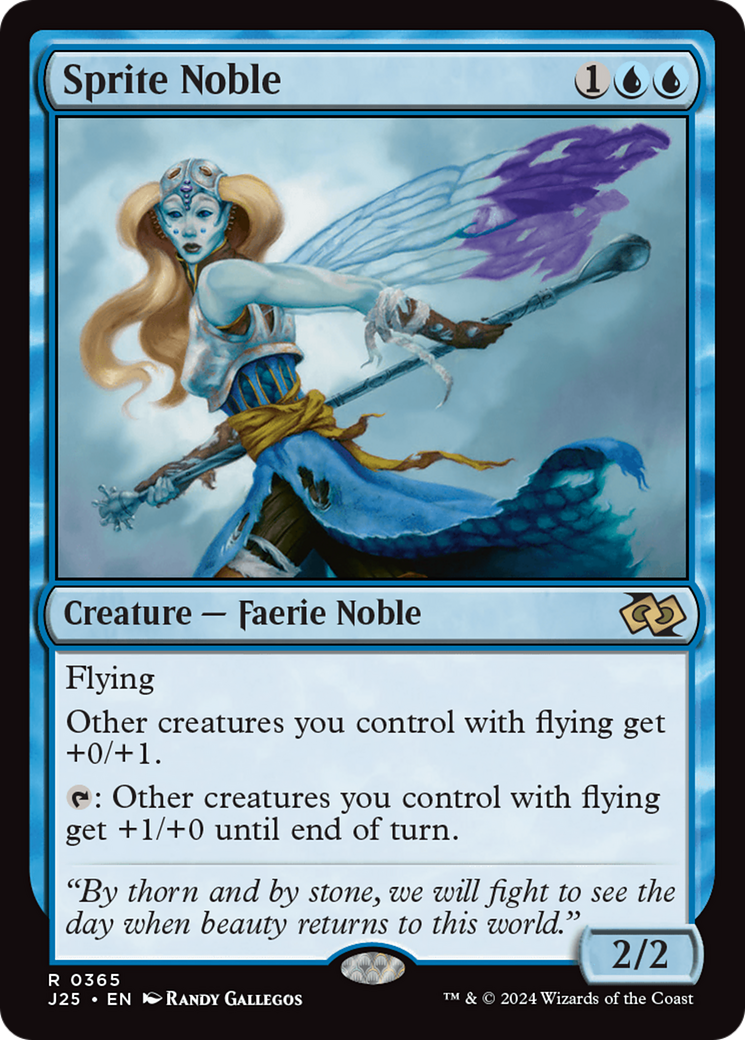 Sprite Noble [Foundations Jumpstart] MTG Single Magic: The Gathering | Red Claw Gaming