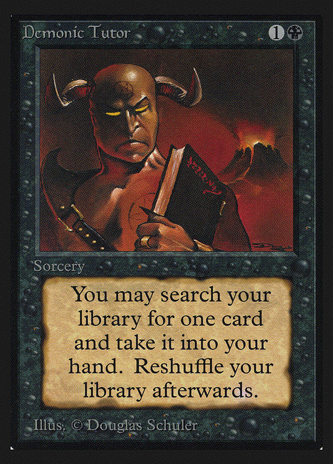 Demonic Tutor [International Collectors' Edition] MTG Single Magic: The Gathering | Red Claw Gaming