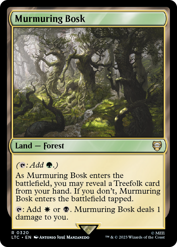 Murmuring Bosk [The Lord of the Rings: Tales of Middle-Earth Commander] MTG Single Magic: The Gathering | Red Claw Gaming