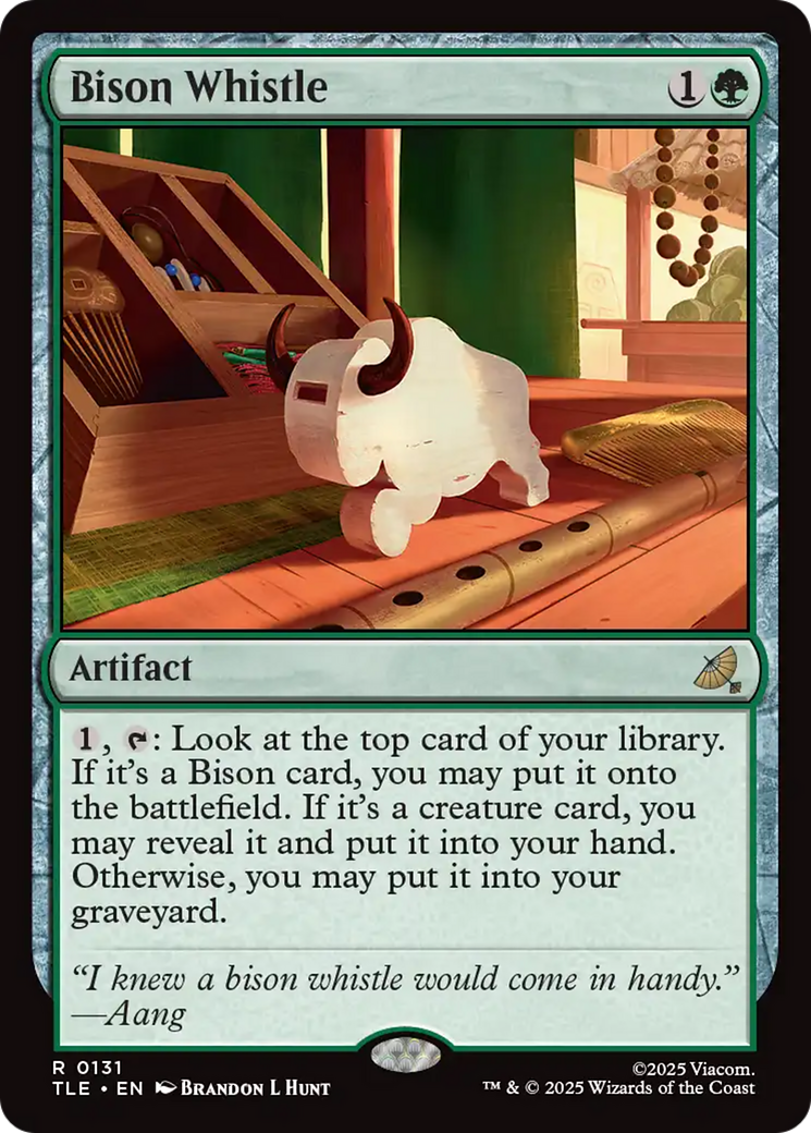 Bison Whistle [Avatar: The Last Airbender: Eternal-Legal] MTG Single Magic: The Gathering | Red Claw Gaming