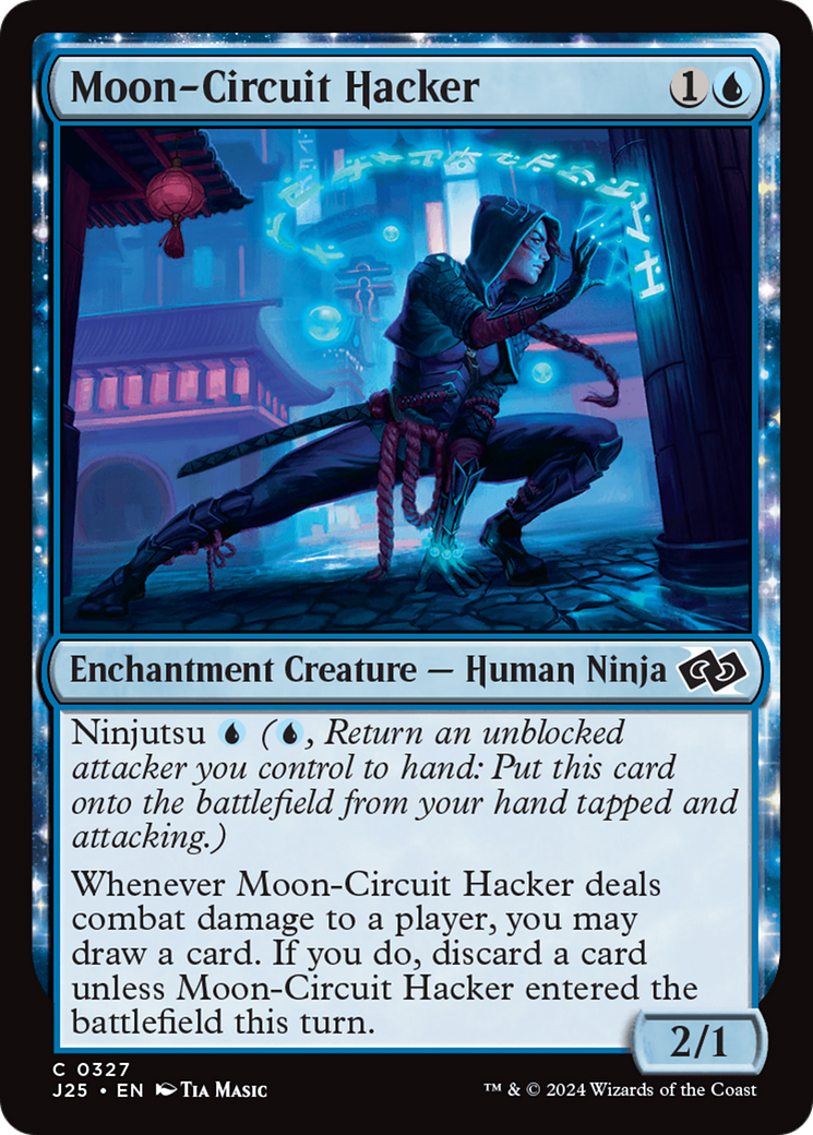 Moon-Circuit Hacker [Foundations Jumpstart] MTG Single Magic: The Gathering | Red Claw Gaming