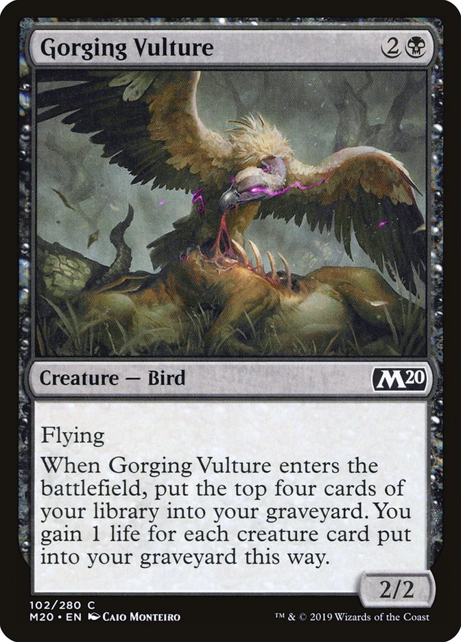 Gorging Vulture [Core Set 2020] MTG Single Magic: The Gathering | Red Claw Gaming