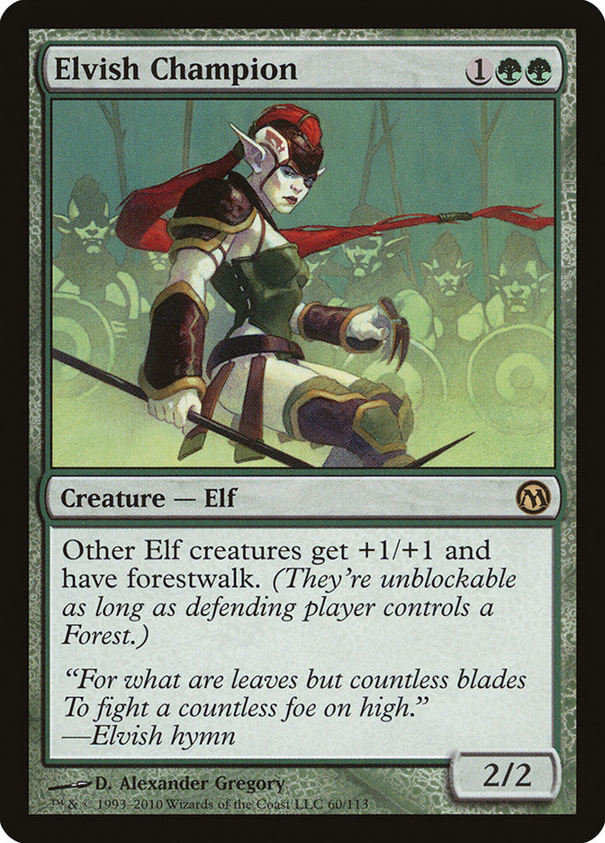 Elvish Champion [Duels of the Planeswalkers] MTG Single Magic: The Gathering | Red Claw Gaming