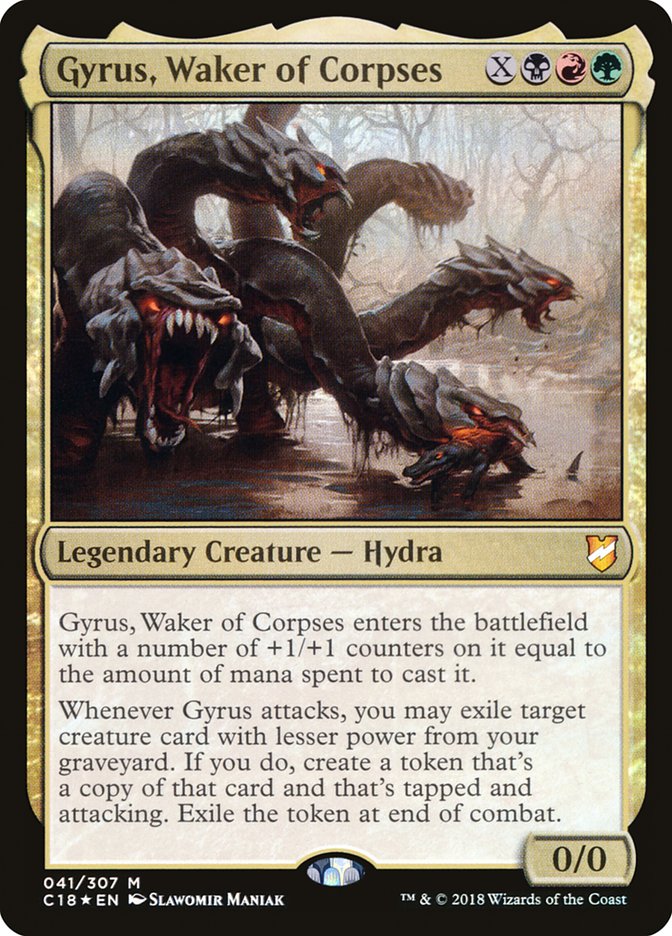 Gyrus, Waker of Corpses [Commander 2018] MTG Single Magic: The Gathering | Red Claw Gaming