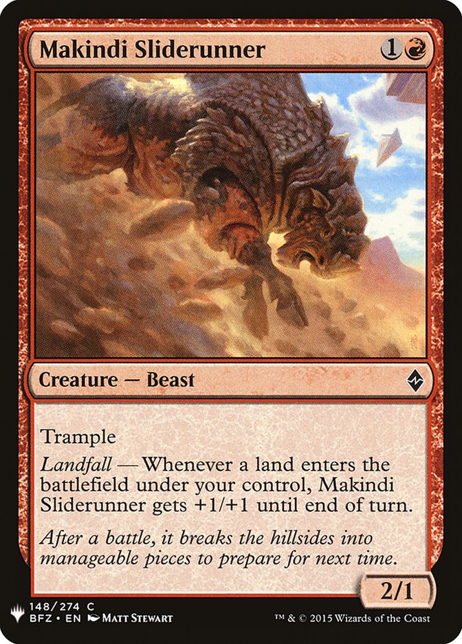 Makindi Sliderunner [Mystery Booster] MTG Single Magic: The Gathering | Red Claw Gaming