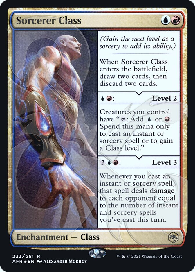 Sorcerer Class (Ampersand Promo) [Dungeons & Dragons: Adventures in the Forgotten Realms Promos] MTG Single Magic: The Gathering | Red Claw Gaming