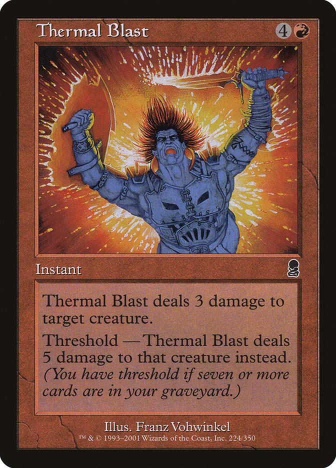 Thermal Blast [Odyssey] MTG Single Magic: The Gathering | Red Claw Gaming