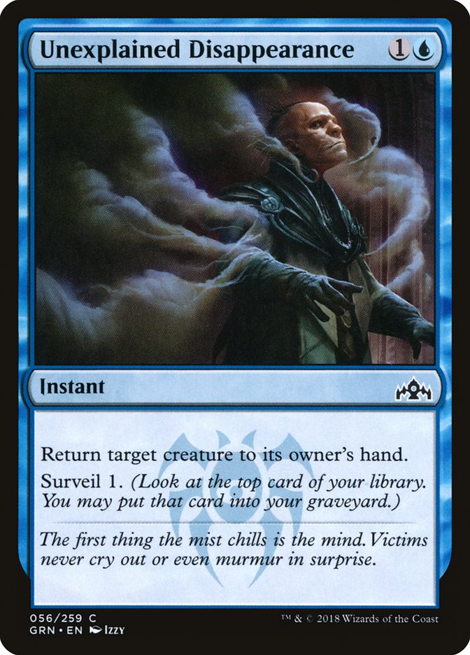 Unexplained Disappearance [Guilds of Ravnica] MTG Single Magic: The Gathering | Red Claw Gaming