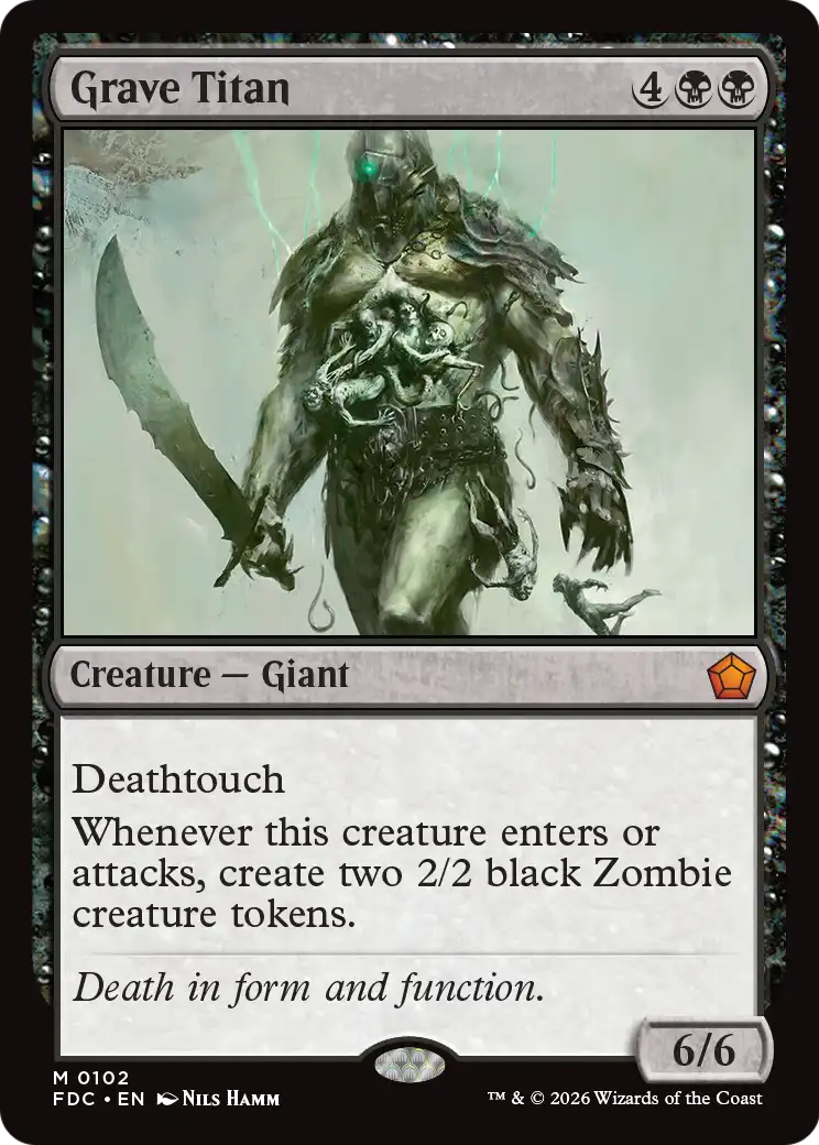 Grave Titan [Foundations Commander] | Red Claw Gaming