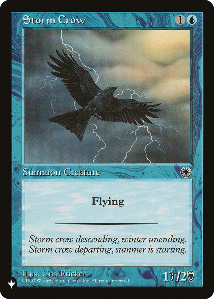 Storm Crow (POR) [The List] MTG Single Magic: The Gathering | Red Claw Gaming