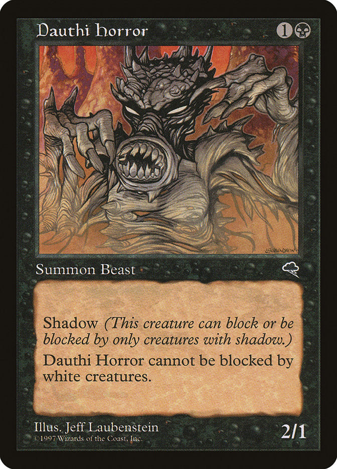 Dauthi Horror [Tempest] MTG Single Magic: The Gathering | Red Claw Gaming