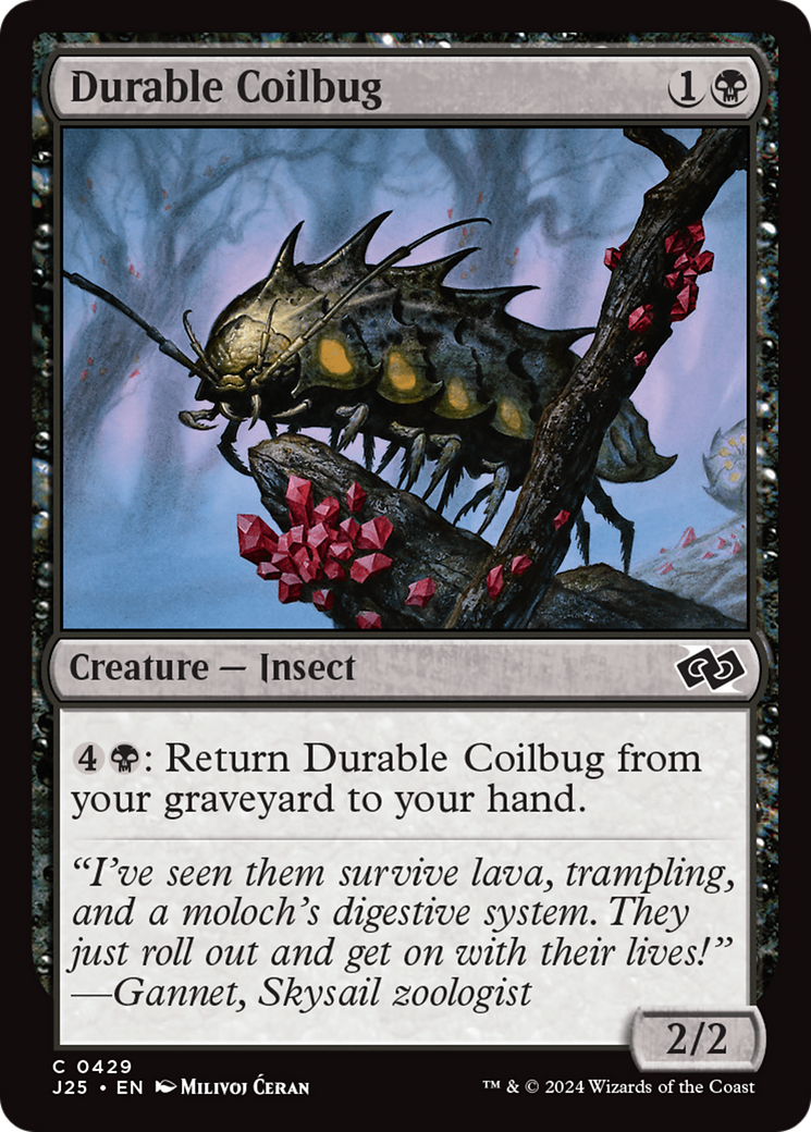 Durable Coilbug [Foundations Jumpstart] MTG Single Magic: The Gathering | Red Claw Gaming