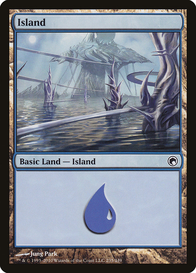 Island (235) [Scars of Mirrodin] MTG Single Magic: The Gathering | Red Claw Gaming