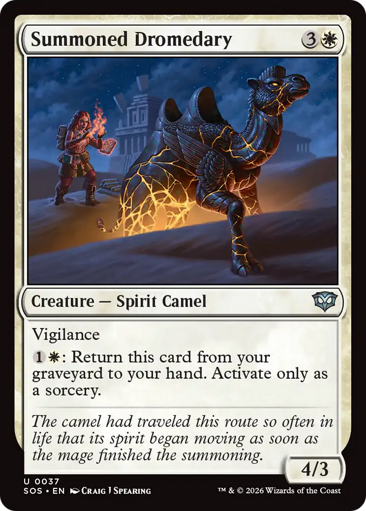 Summoned Dromedary [Secrets of Strixhaven] MTG Single Magic: The Gathering | Red Claw Gaming