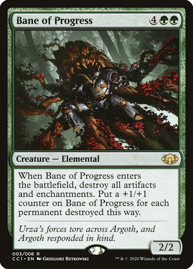 Bane of Progress [Commander Collection: Green] MTG Single Magic: The Gathering | Red Claw Gaming