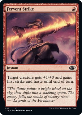 Fervent Strike [Jumpstart 2022] MTG Single Magic: The Gathering | Red Claw Gaming